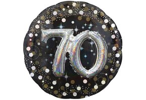 Sparkling Birthday 70 - MULTI Balloon