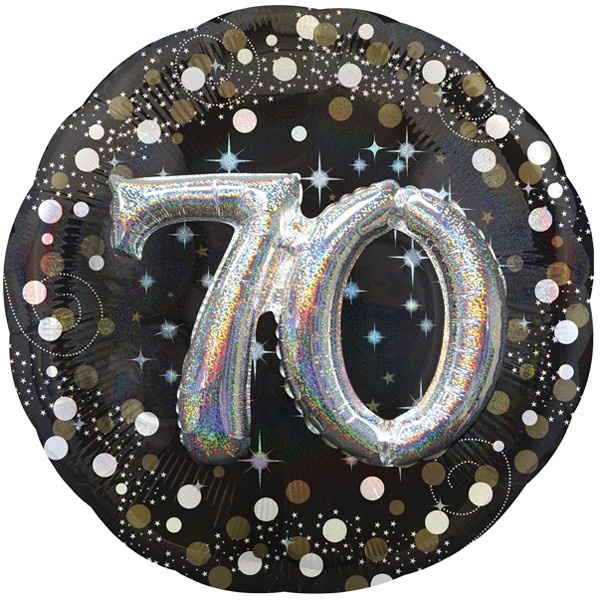 Sparkling Birthday 70 - MULTI Balloon
