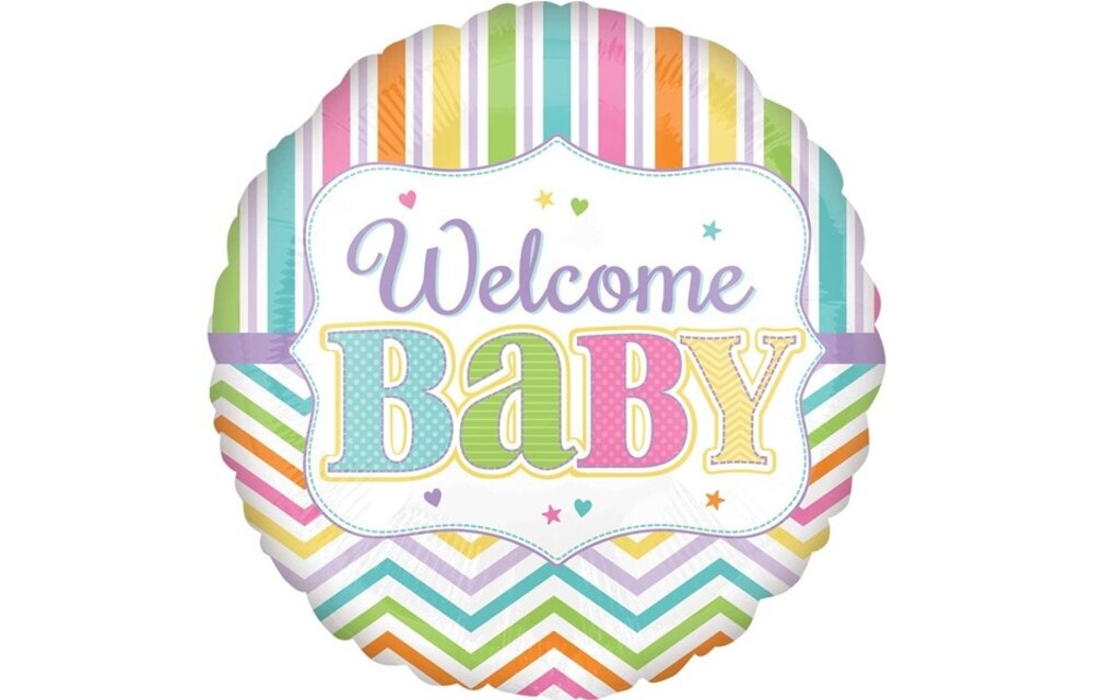 SALE > Welcome Baby - Bright - 17 inch - Anagram