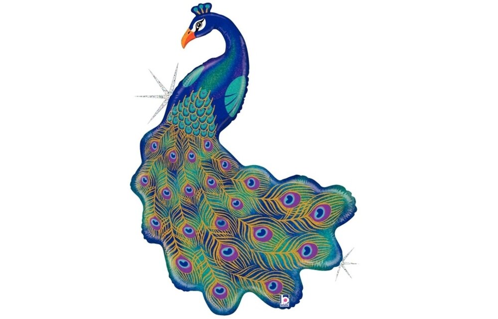 Peacock - 42 inch = 107 cm - Betallic