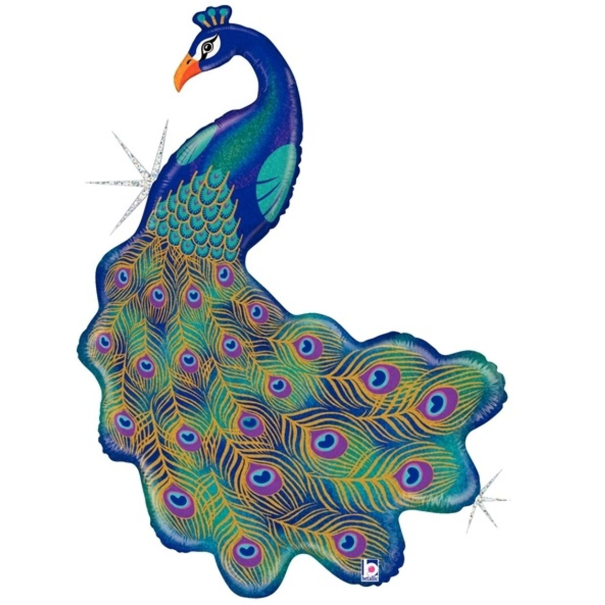 Peacock - 42 inch = 107 cm - Betallic