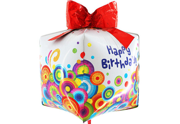 Happy Birthday -  Present 3D - 76 cm - Grabo