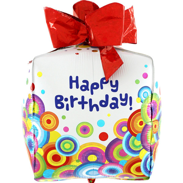 Happy Birthday - Present 3D - 76 cm - Grabo