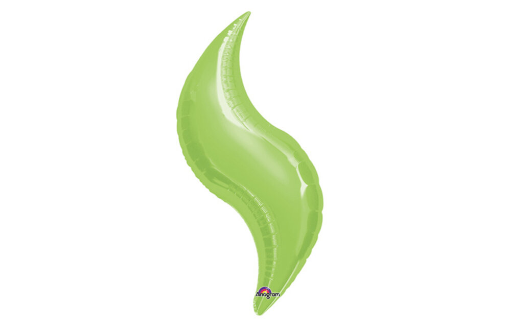 Curves - Lime Green - 28 inch - Anagram - 3 stuks