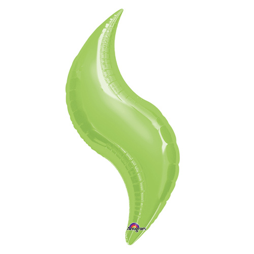 Curves - Lime Green - 28 inch - Anagram - 3 pieces