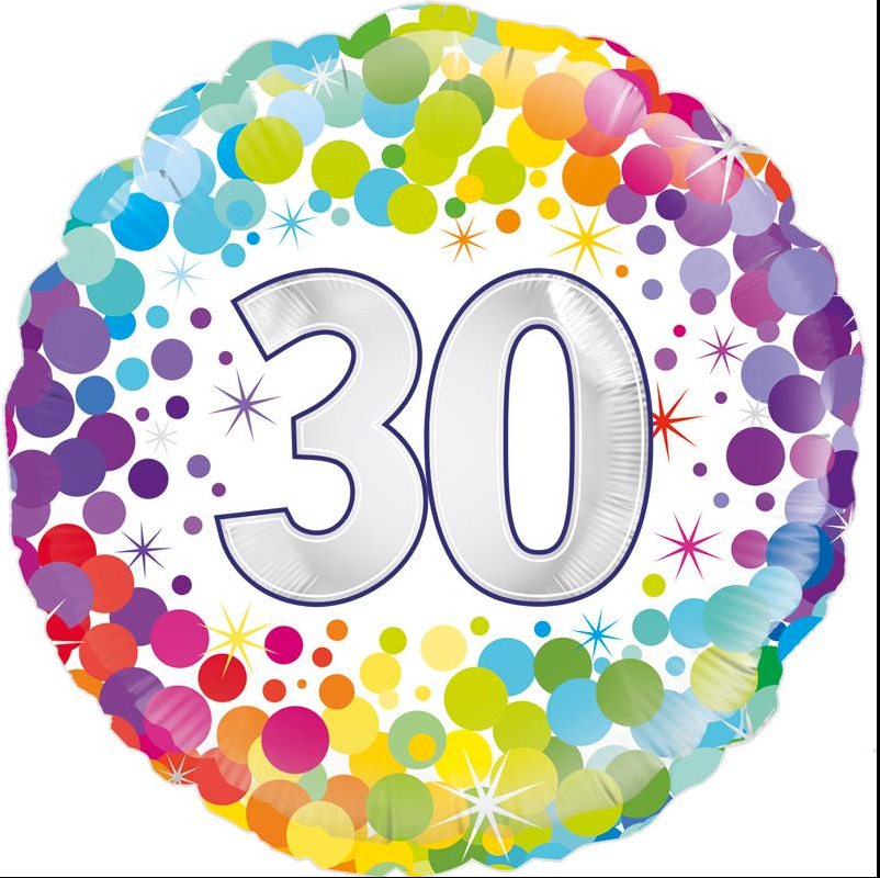 Colourful Confetti - 30 - Oaktree - 18 inch