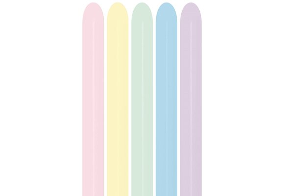 260 - Matte Pastel  Assortment - 600 - 50 Stuks