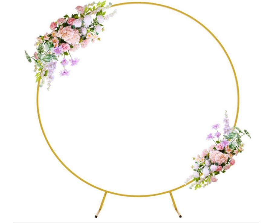 FRAME - ROUND - Gold - 200 cm
