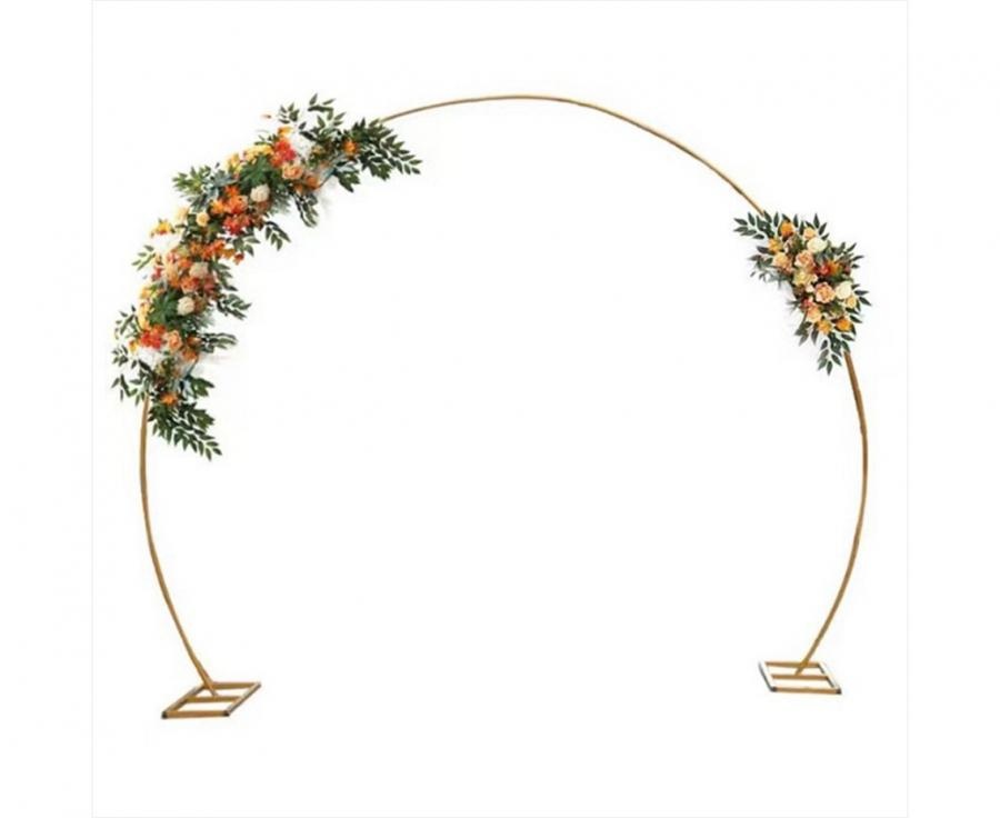 FRAME - ARCH ROUND - Gold - 240 x 210 cm