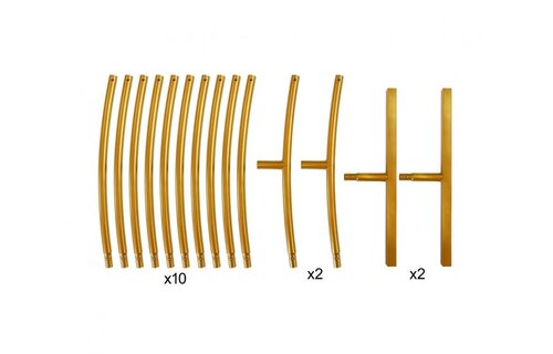 FRAME - ROUND - Gold - 150 cm