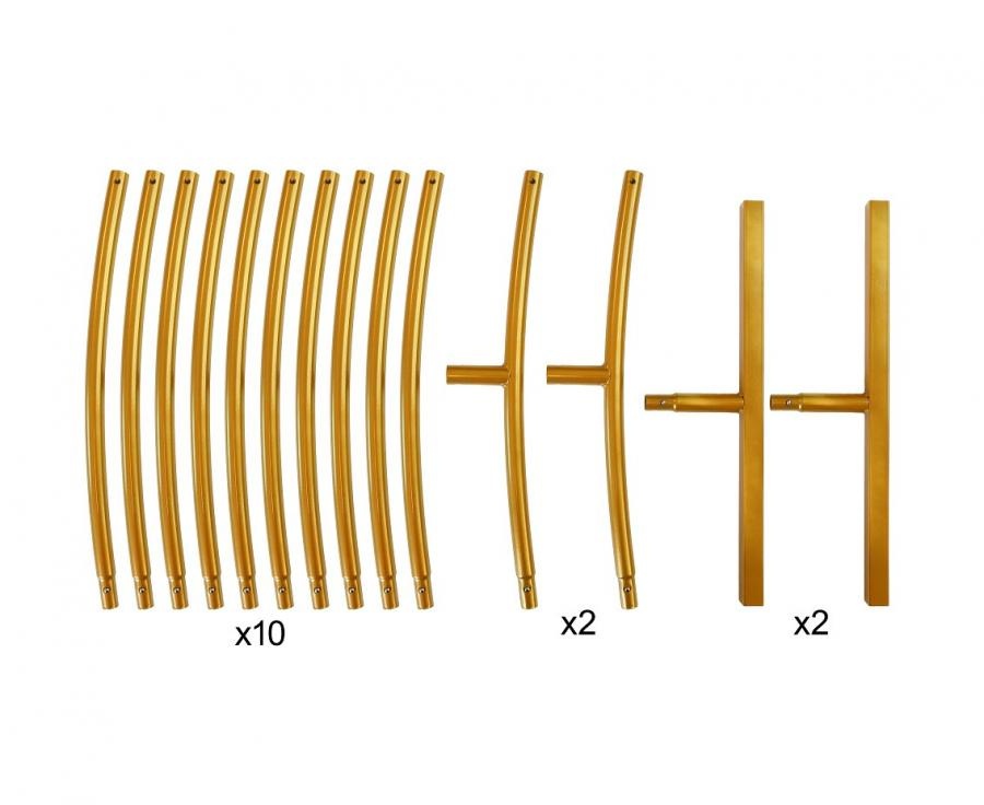 FRAME - ROUND - Gold - 150 cm