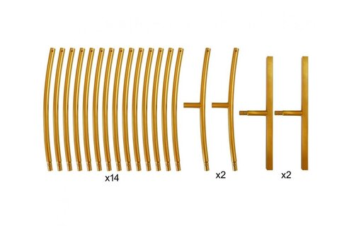 FRAME - ROUND - Gold - 200 cm