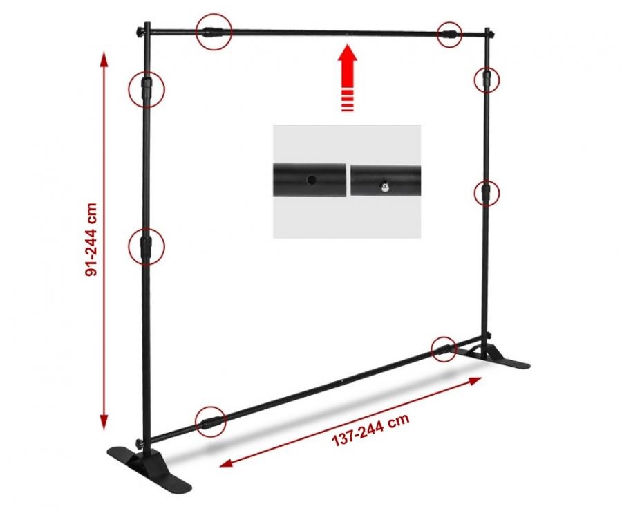 FRAME - Shimer Wall Frame Structure- adjustable Sizes