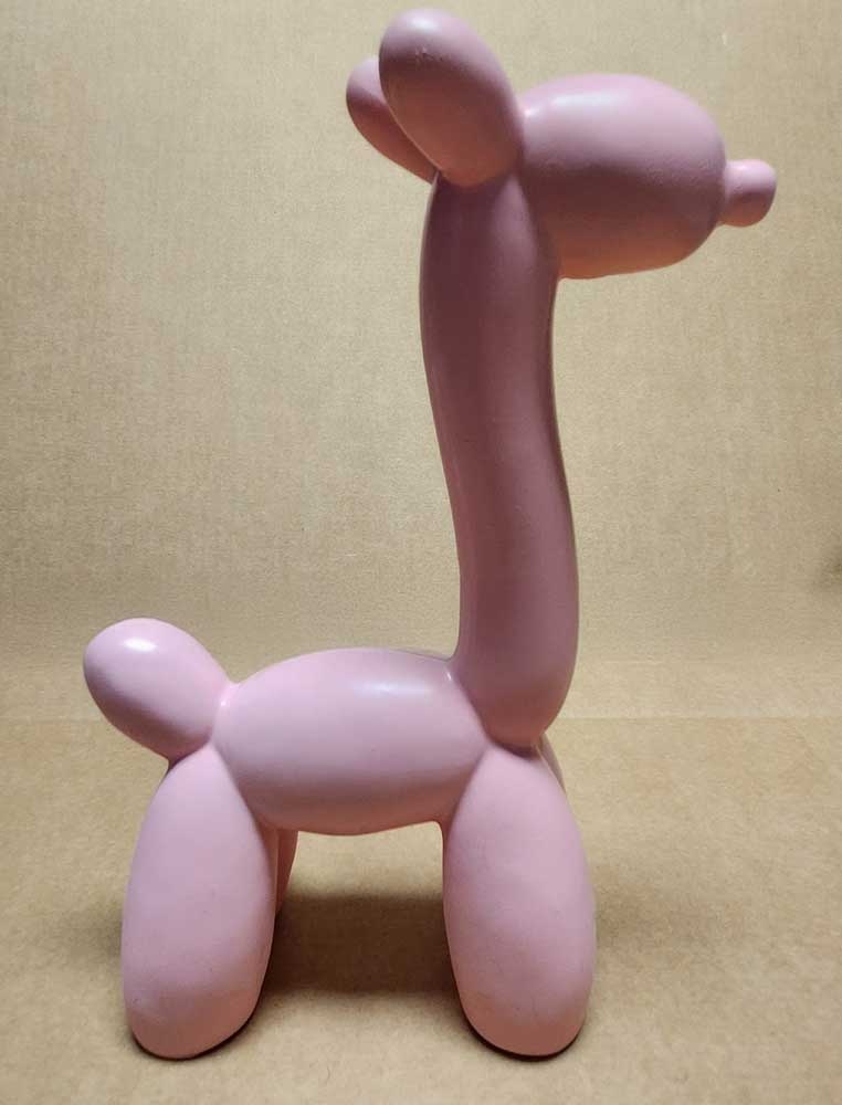 Ballonnengiraffe Sculptuur - Pink