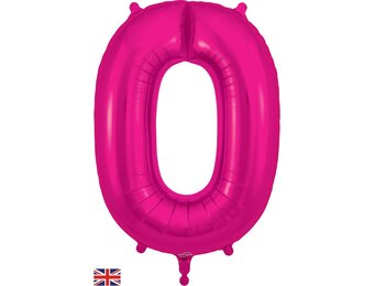 Cijfer NEW Fuchsia - 0 - Oaktree 34 inch
