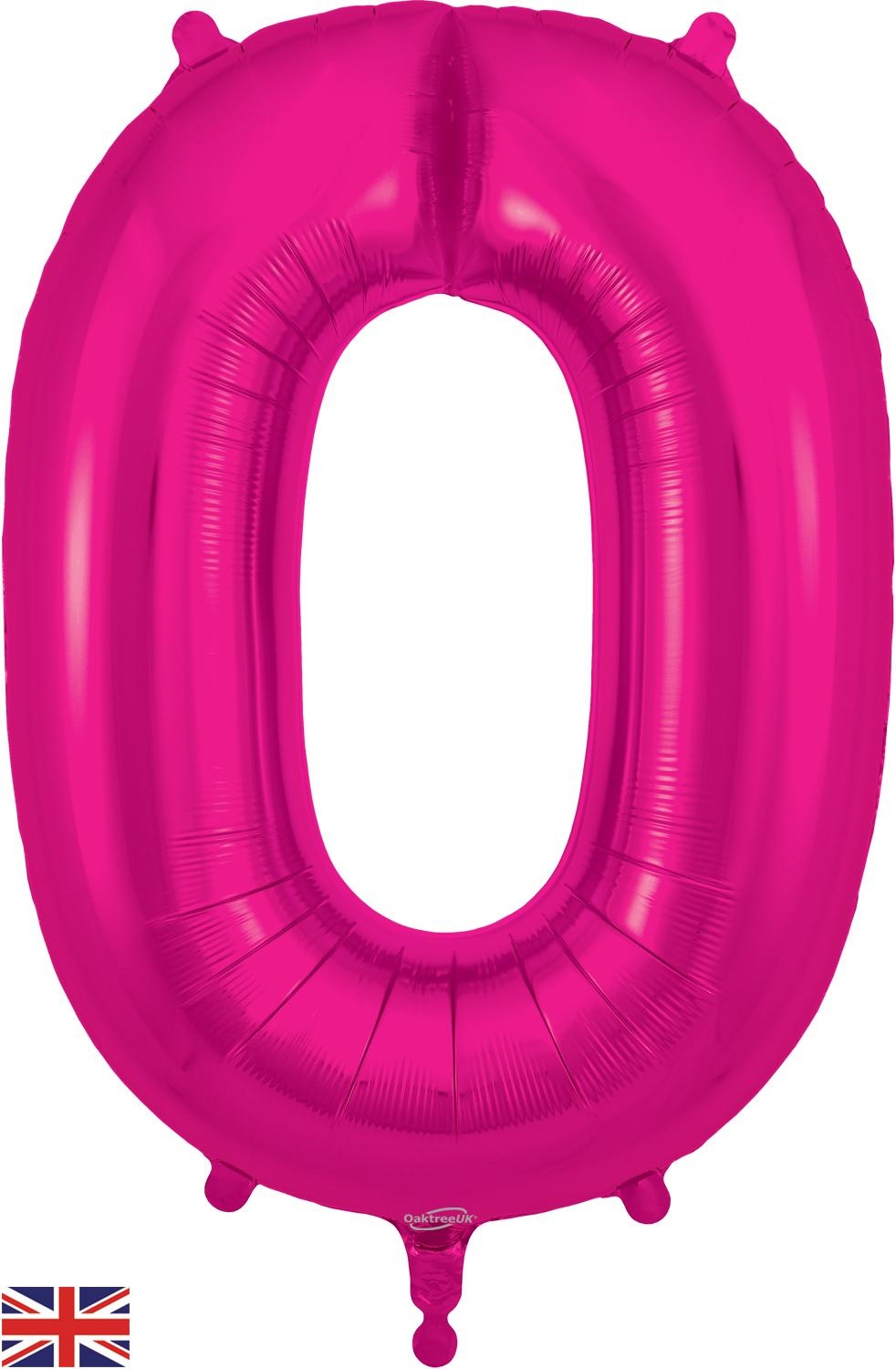 Cijfer NEW Fuchsia - 0 - Oaktree 34 inch
