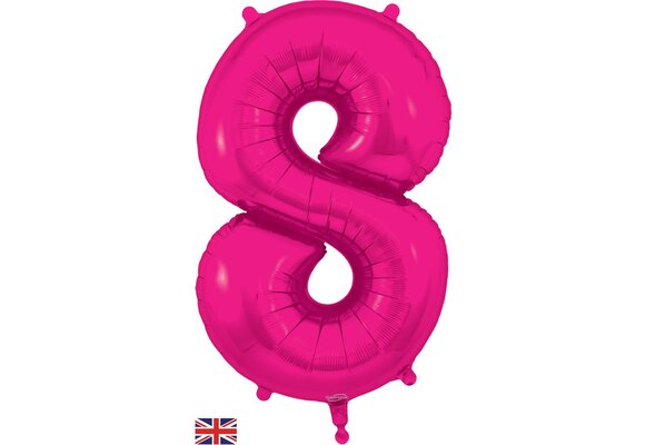 Cijfer NEW Fuchsia - 8 - Oaktree 34 inch