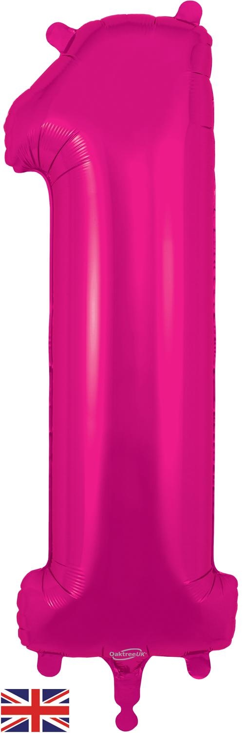 Cijfer NEW Fuchsia - 1 - Oaktree 34 inch