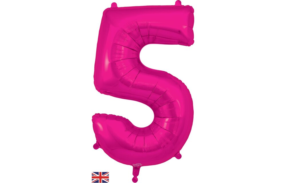 Cijfer NEW Fuchsia - 5 - Oaktree 34 inch