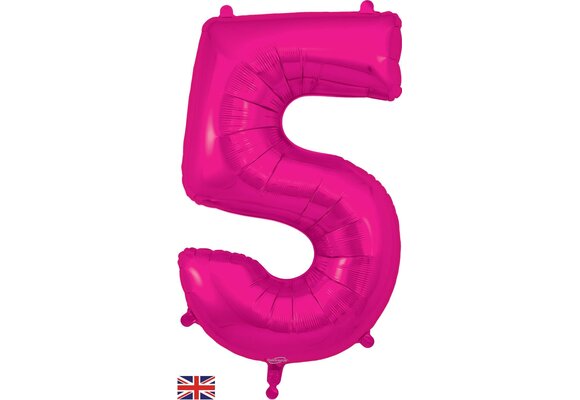 Cijfer NEW Fuchsia - 5 - Oaktree 34 inch