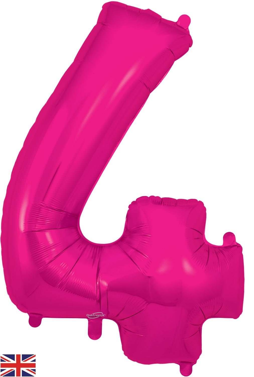 Cijfer NEW Fuchsia - 4 - Oaktree 34 inch