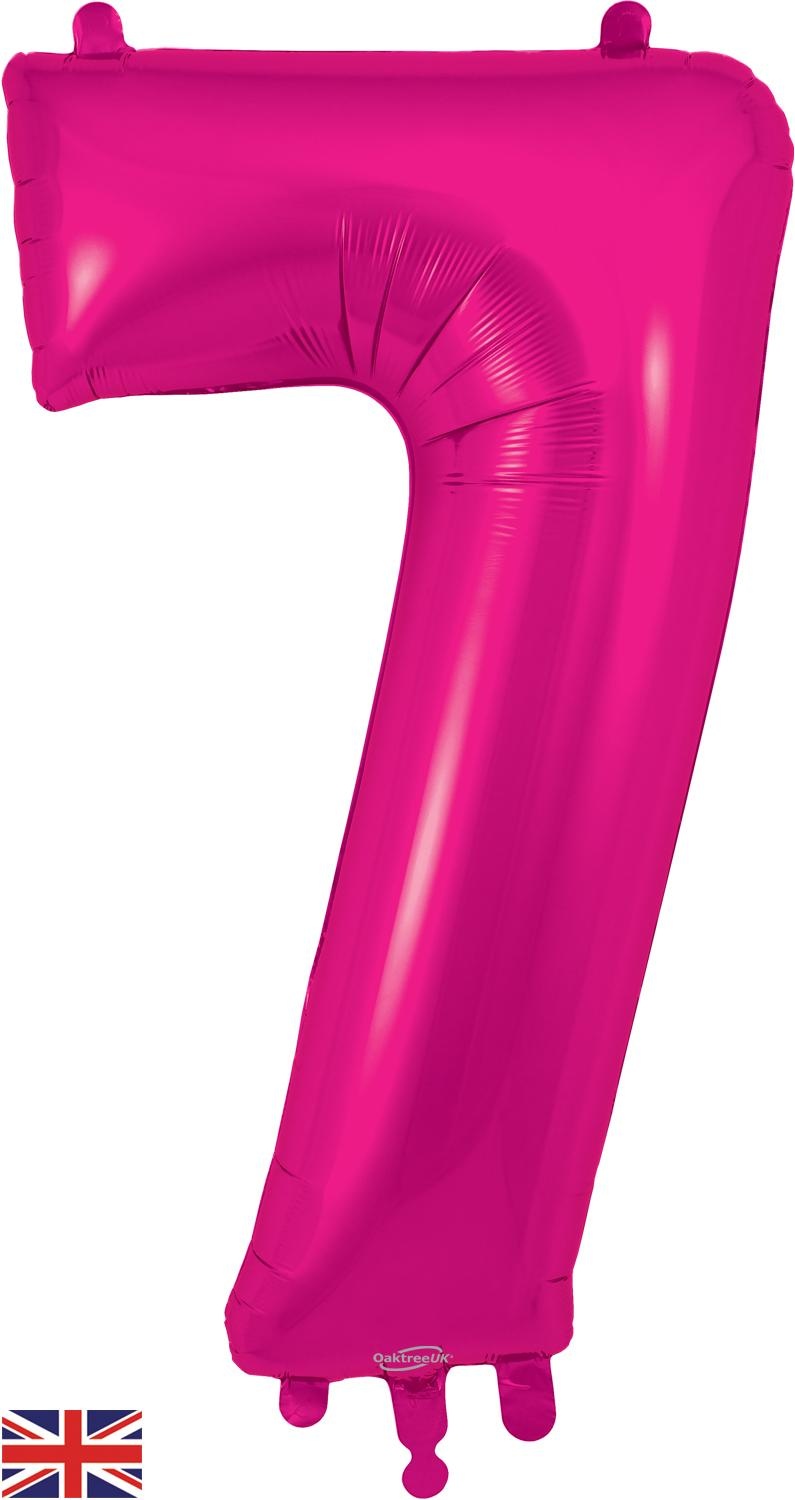 Cijfer NEW Fuchsia - 7 - Oaktree 34 inch