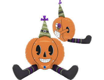 Sitting - Vintage Pumpkin - 21 inch - Grabo