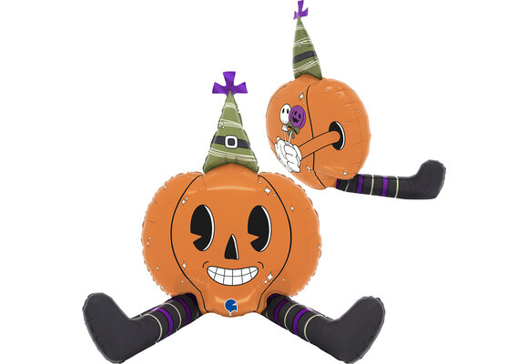 Sitting - Vintage Pumpkin - 21 inch - Grabo