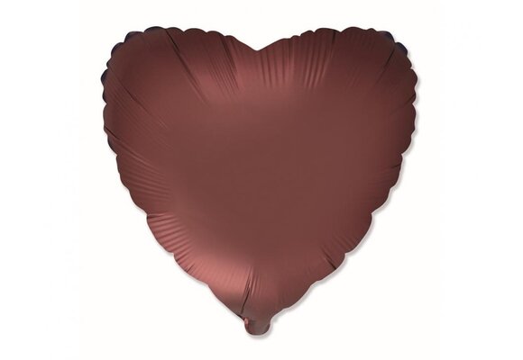 Heart - Rooibos - 18 inch - Flex - 5 stuks