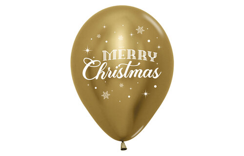 Sempertex 12 inch - Merry Christmas Winter - Reflex Assortment - 25 stuks