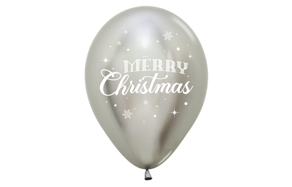 Sempertex 12 inch - Merry Christmas Winter - Reflex Assortment - 25 stuks