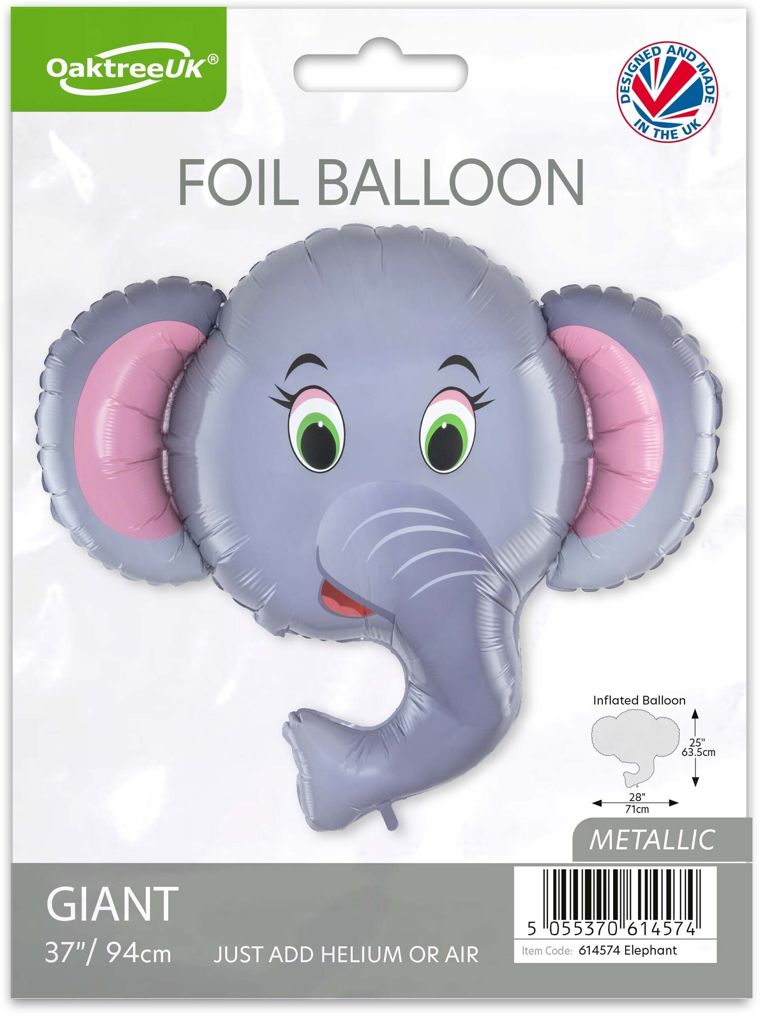 Elephant Head - 37 inch - Oaktree