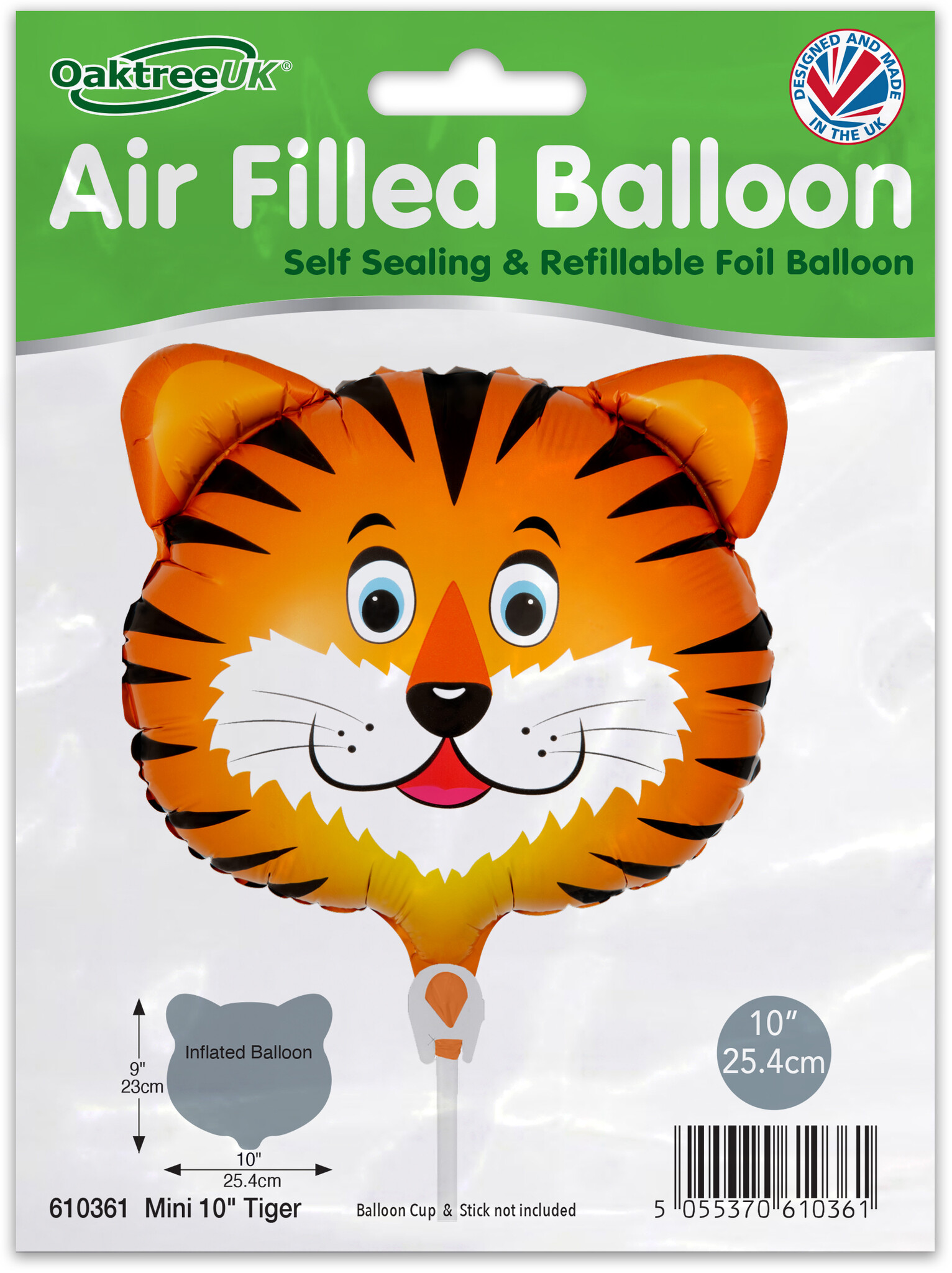 MICRO - Tiger - Oak - 10 inch - zelfsluitend