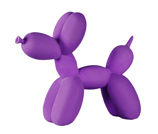 Balloon Dog Sculptuere - Small - Purple