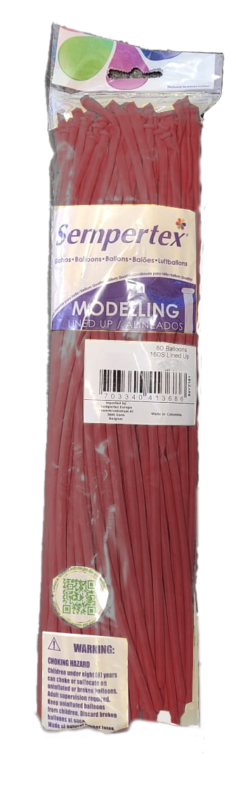 160 Sempertex - Nozzle Up - Imperial Red 016 - 80 Stuks