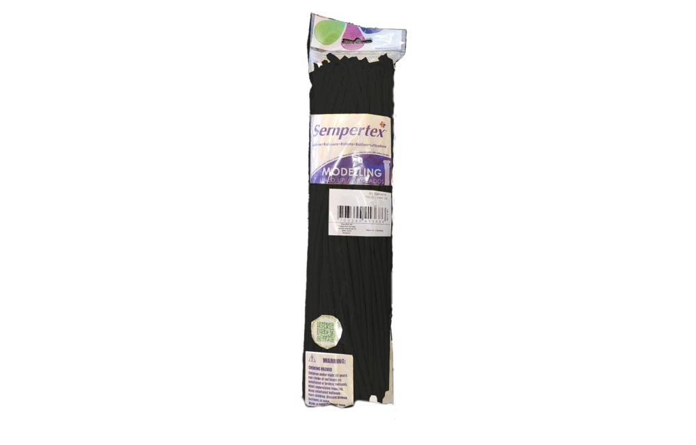 160 Sempertex - Nozzle Up - Black 080 - 80 Pieces