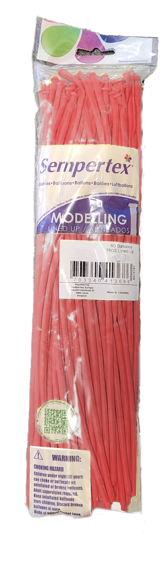 160 Sempertex - Nozzle Up - Red 015 - 80 Pieces