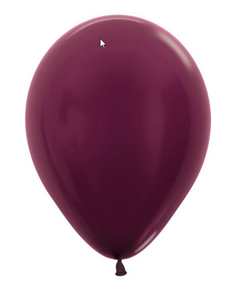 Sempertex 12 inch - R12 - RETAIL - Metallic Burgundy 518 - 12 stuks