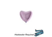 Heart - Lilac - 4 inch - Grabo - 10 stuks