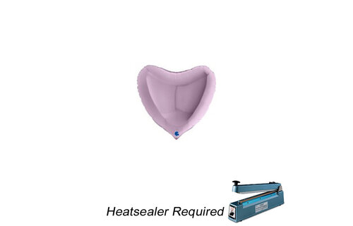 Heart - Lilac - 4 inch - Grabo - 10 stuks