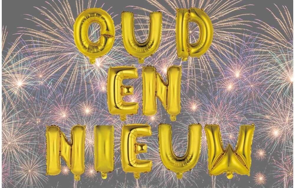 Oud en Nieuw - Gold - 34cm - Anagram - selfsealing