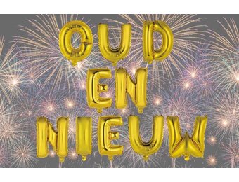 Oud en Nieuw - Gold - 34cm - Anagram - selfsealing