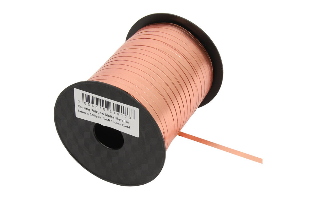 Krullint - Matte Metallic Rose Gold - 5mm x 225m