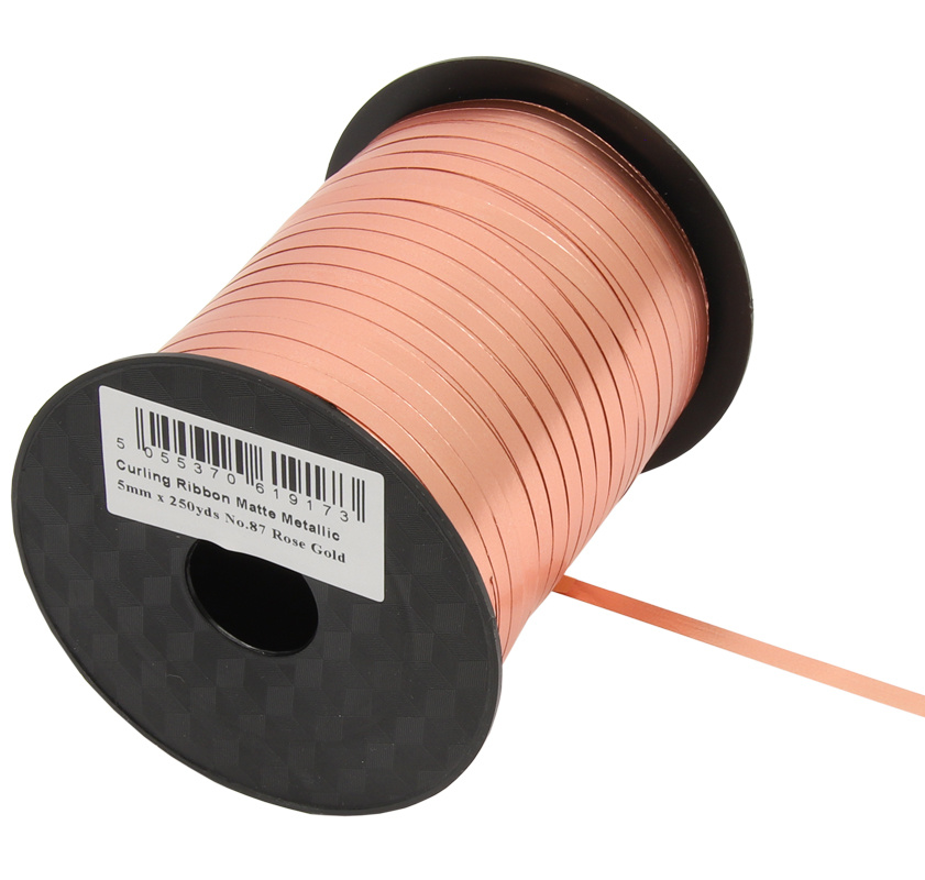 Krullint - Matte Metallic Rose Gold - 5mm x 225m