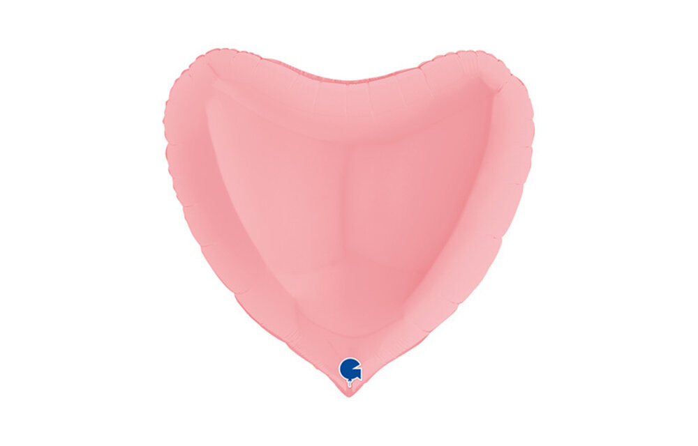 18 inch - Heart - Pastel Pink - Grabo