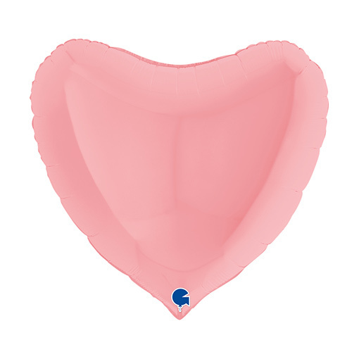 18 inch - Heart - Pastel Pink - Grabo
