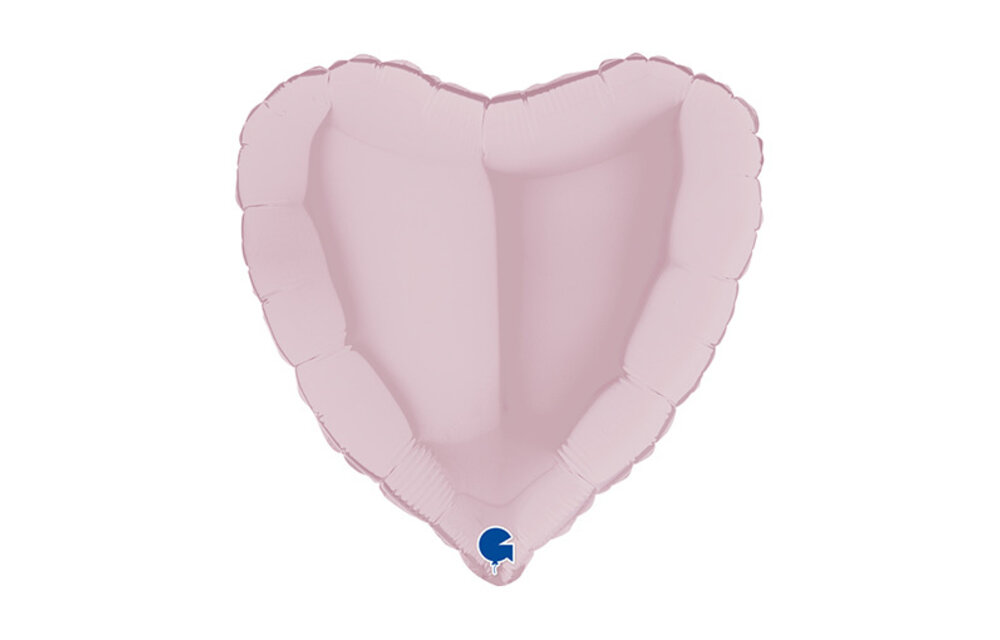 18 inch - Heart - Pastel Pink - Grabo