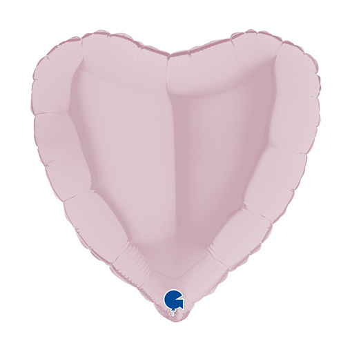 18 inch - Heart - Pastel Pink - Grabo