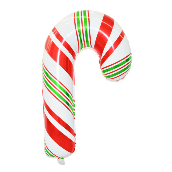 Candy Cane - White/Red/Green - 46 x 78 cm