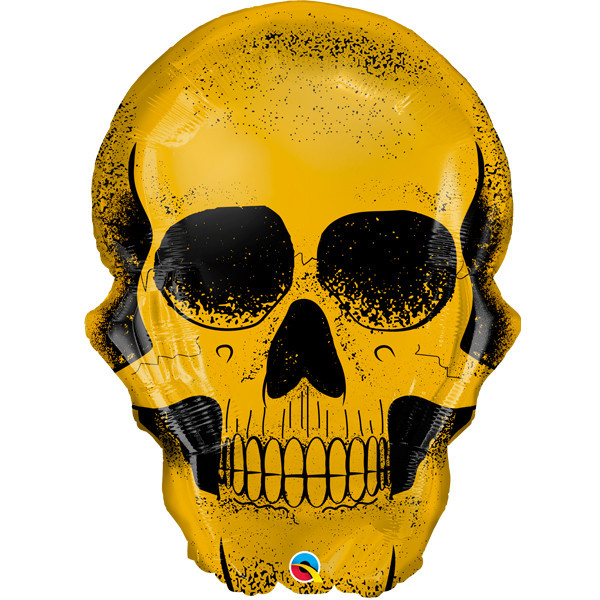 Golden Skull - 36 inch - Qualatex